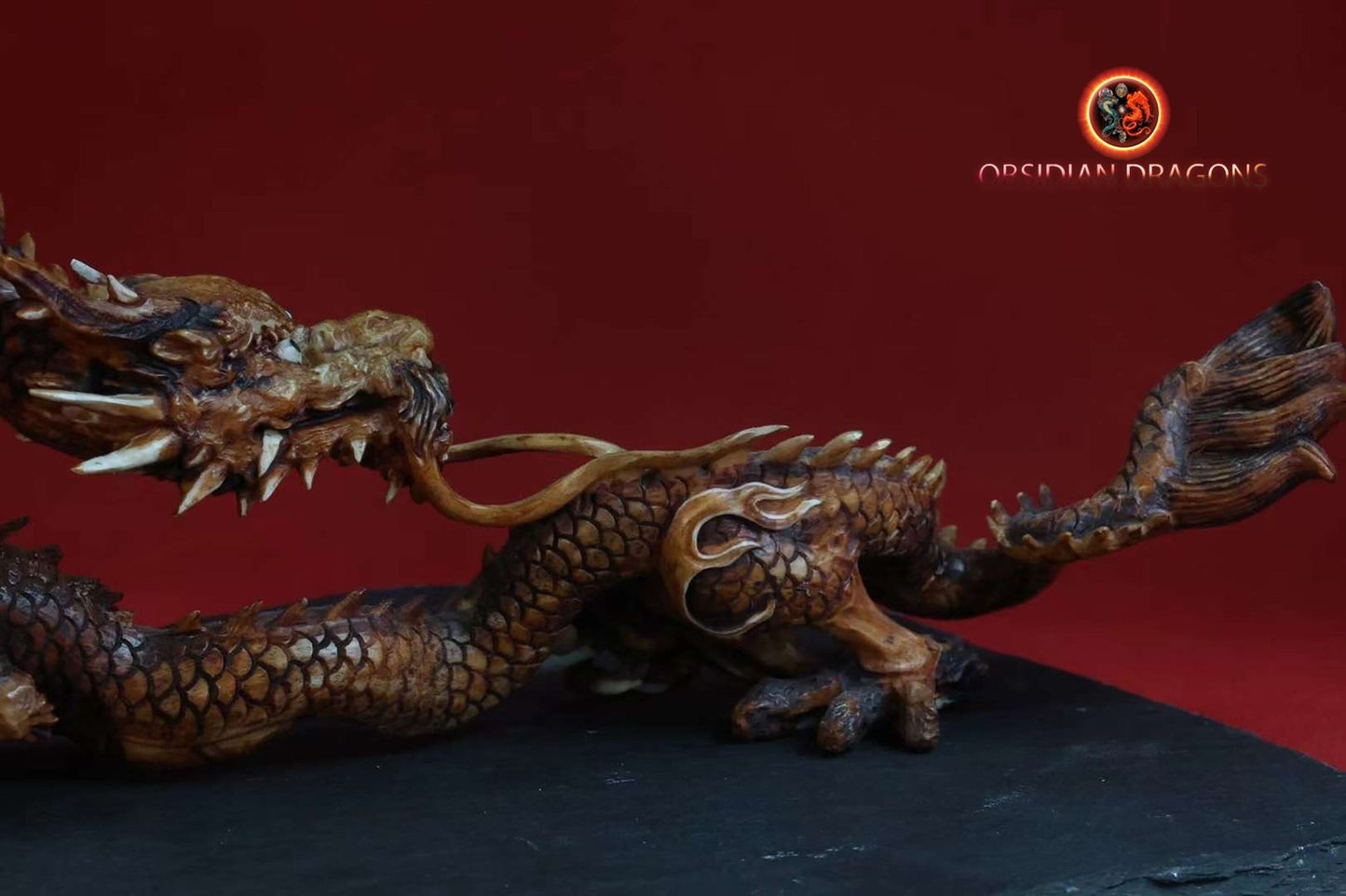 Netsuké dragon- rare et authentique.