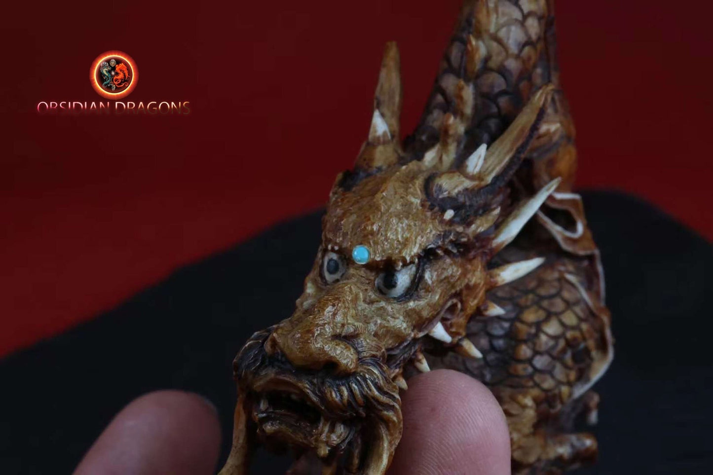 Netsuké dragon- rare et authentique.