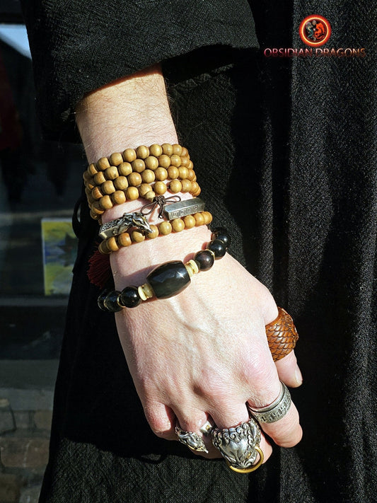 Bracelet en obsidienne oeil céleste- Dragon | obsidian dragons