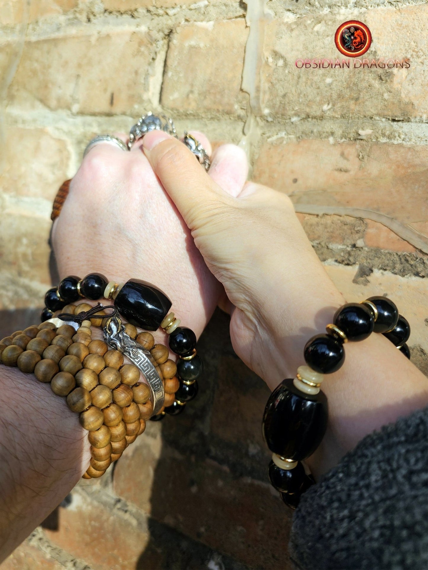 Bracelet en obsidienne oeil céleste- Dragon | obsidian dragons
