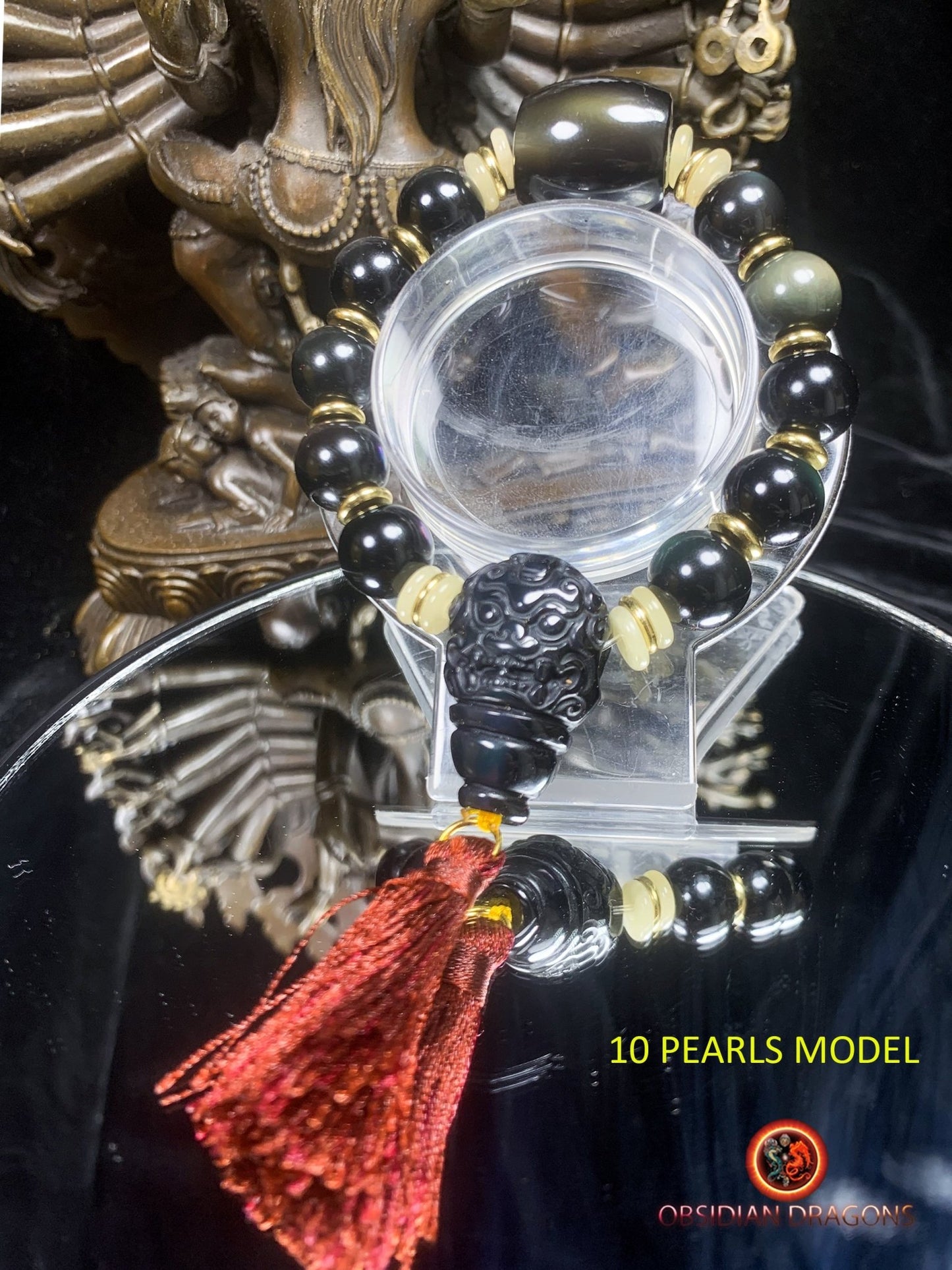 Bracelet en obsidienne oeil céleste- Dragon | obsidian dragons
