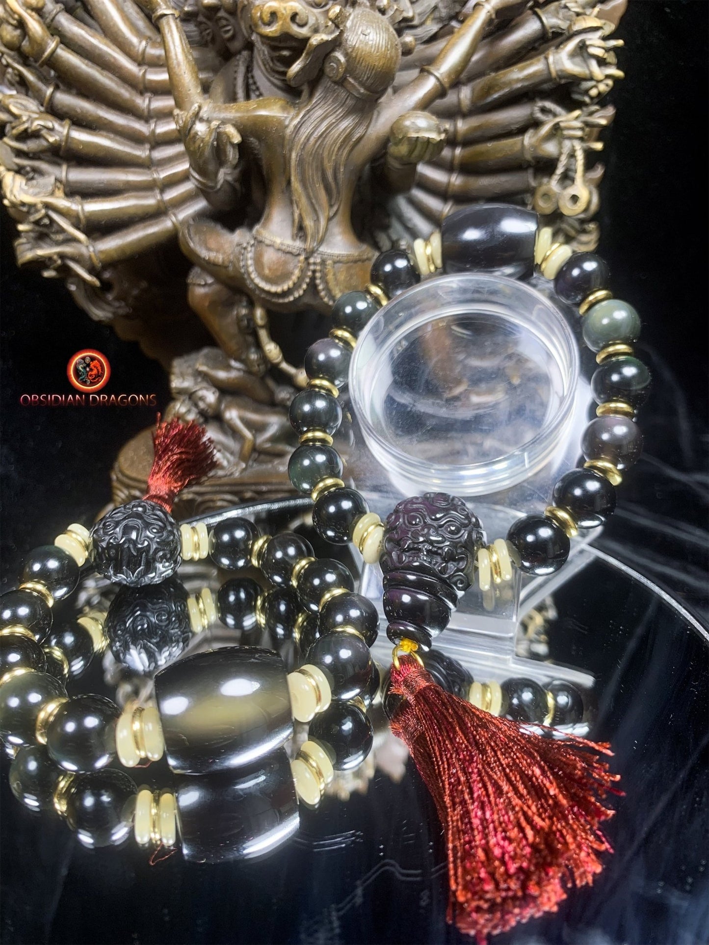 Bracelet en obsidienne oeil céleste- Dragon | obsidian dragons