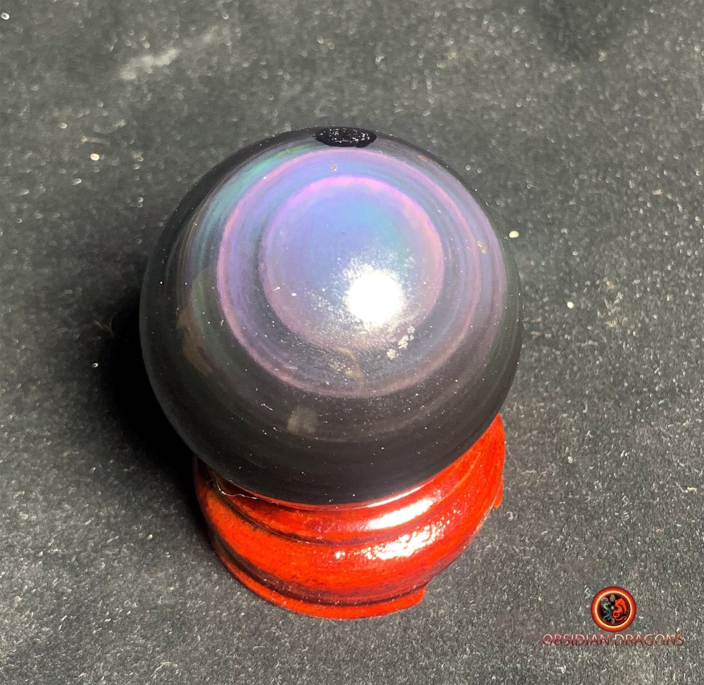 Sphère en obsidienne œil céleste - Unique - 5.75cm