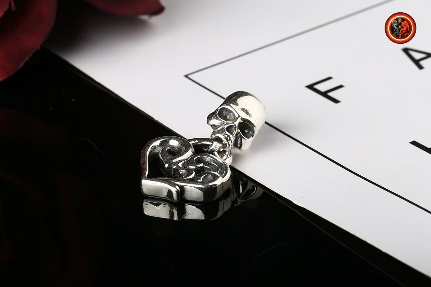 Pendentif crâne- tête de mort- Argent 925