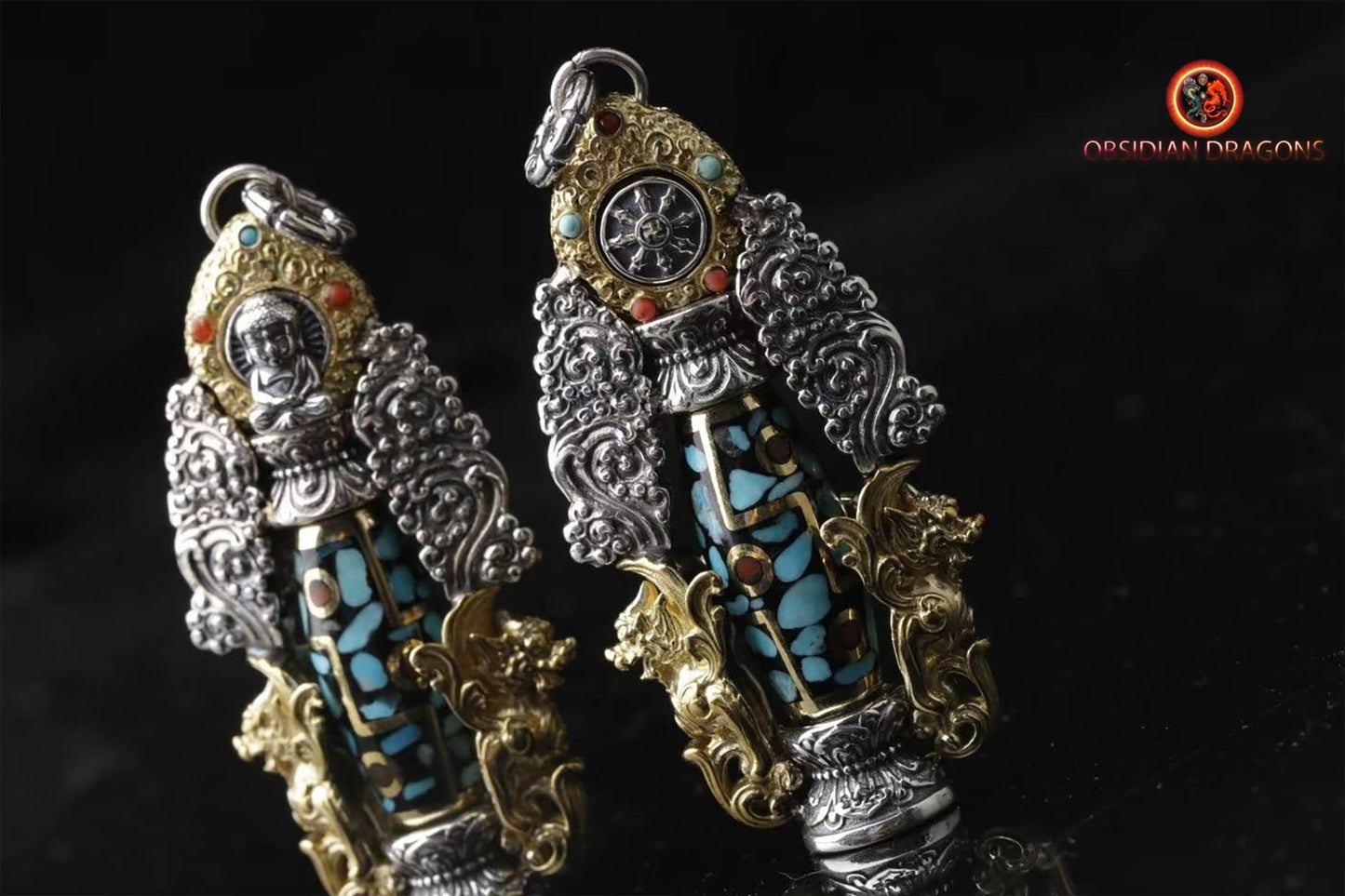 Pendentif DZI tibétain : expulser le mal