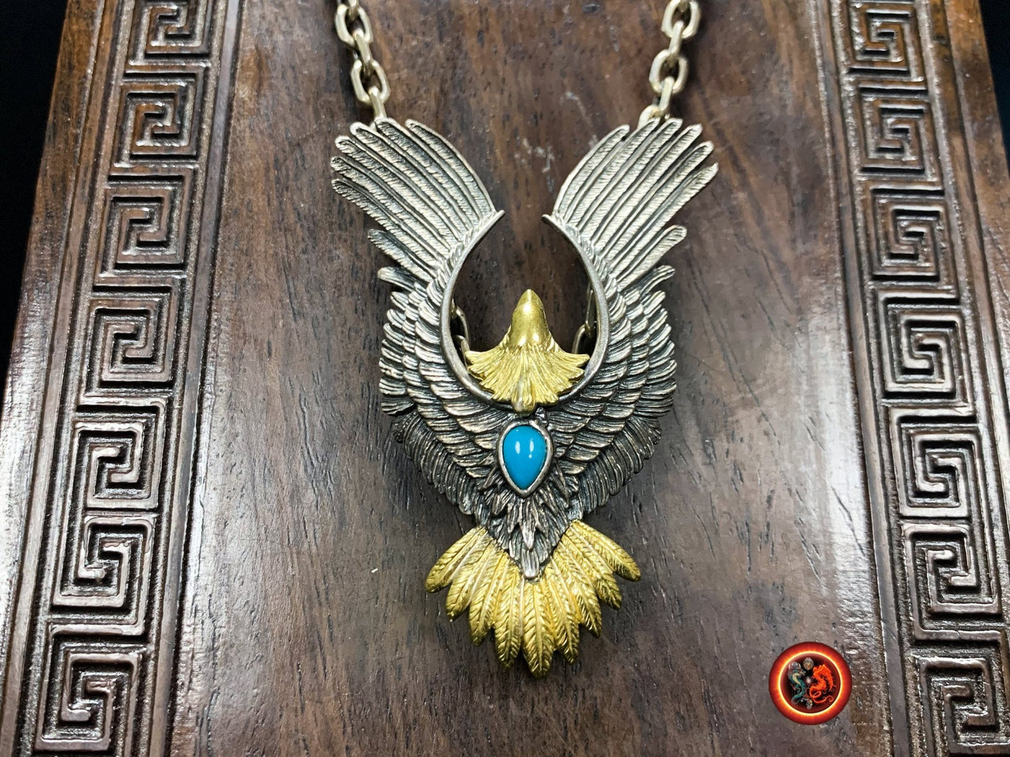 Pendentif aigle- totem chamanique