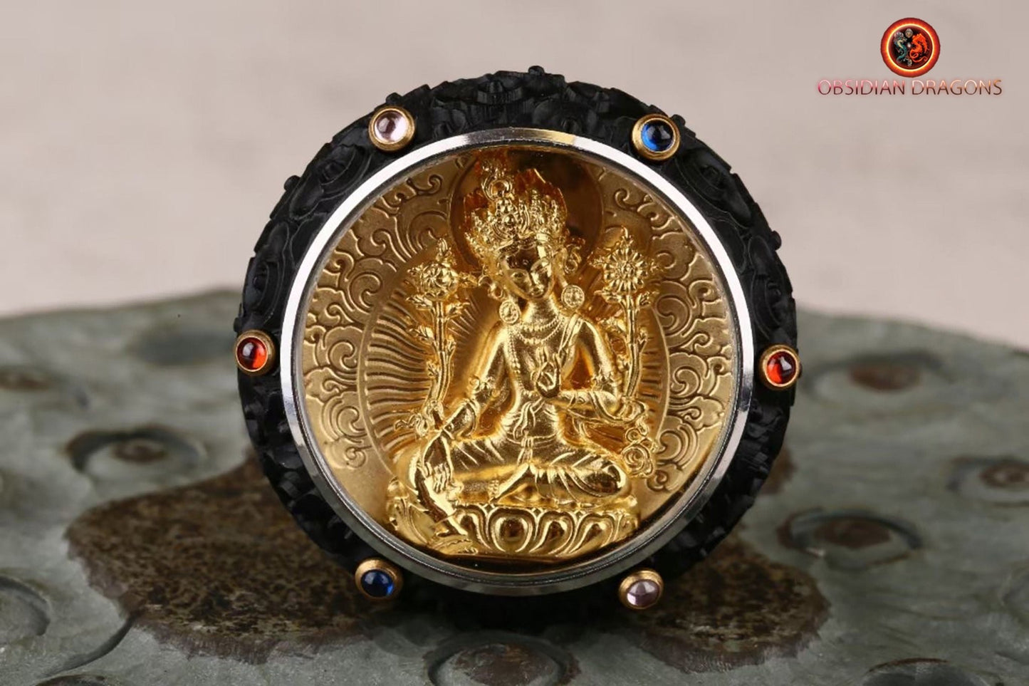 Pendentif Bouddha- Ghau- Tara