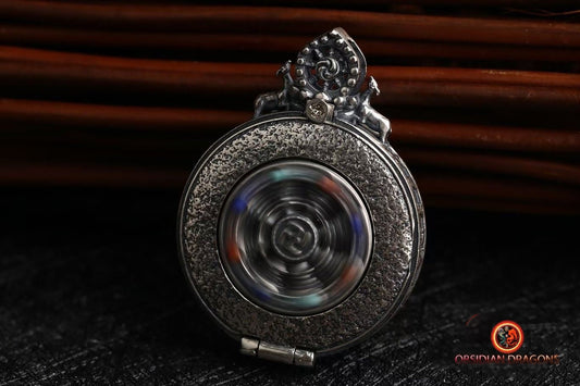 Pendentif Tangka tibétain- Mahakala