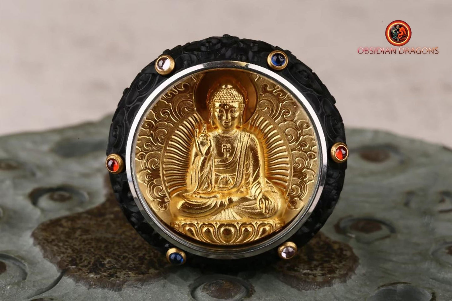 Pendentif Bouddha- Ghau- Vairocana
