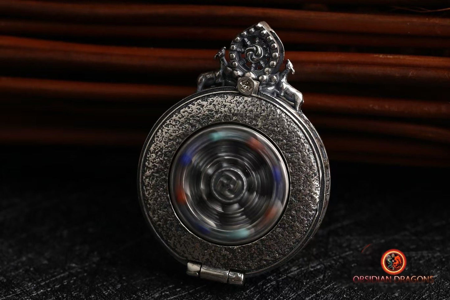 Pendentif Tangka tibétain- Jambhala
