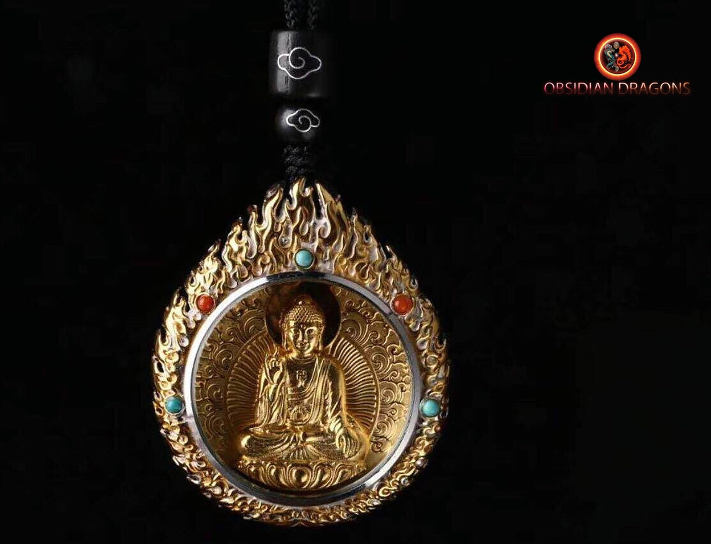 Pendentif ghau- Bouddha Vairocana