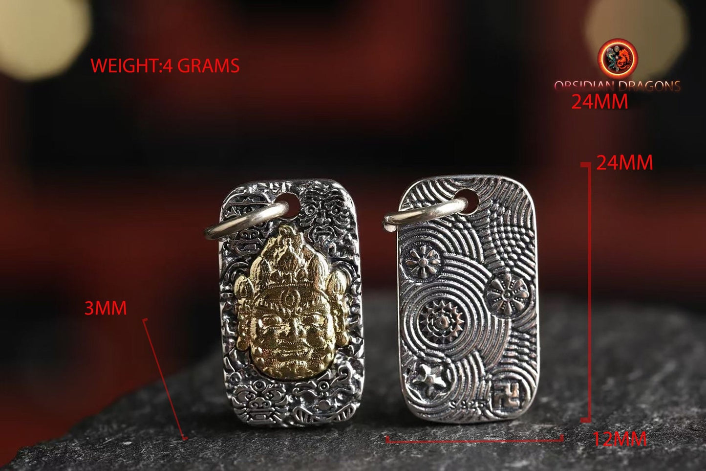Amulette de protection tibétaine- Jambhala