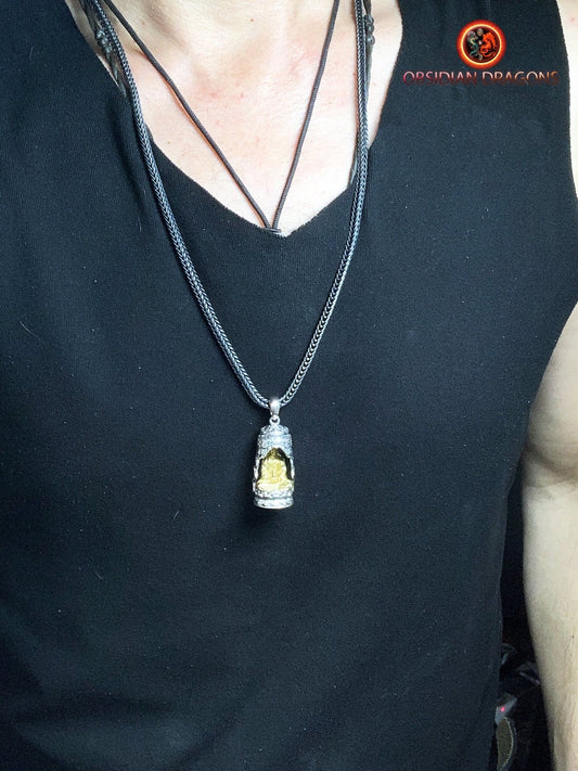 Pendentif bouddha- Compassion de Guan Yin | obsidian dragons