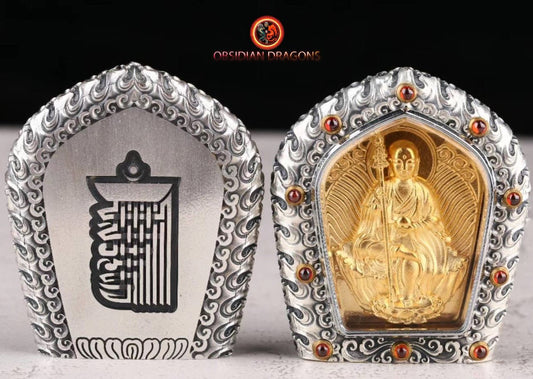 Ghau- Pendentif bouddha- Jizo- Dizang