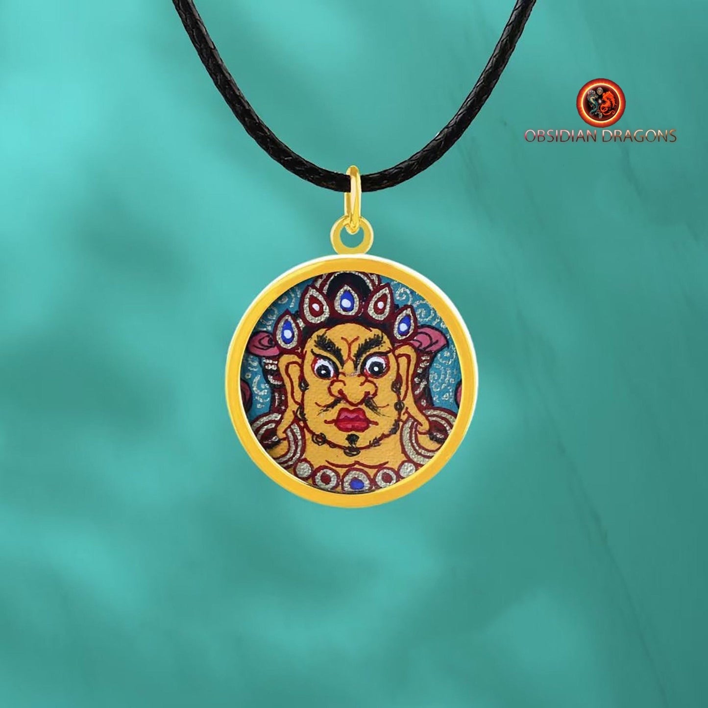 Pendentif Tangka- Jambhala- Or 18K