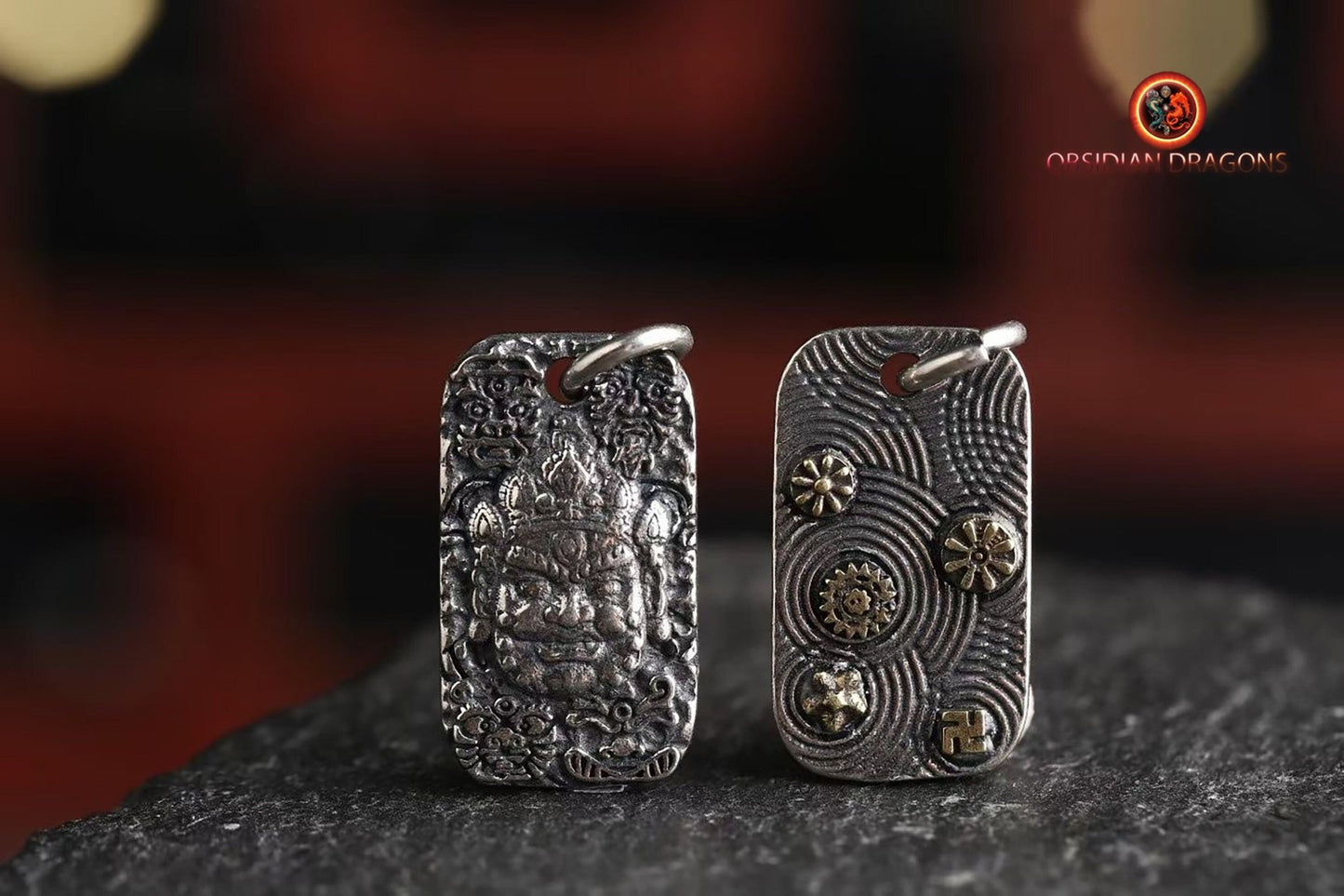 Amulette de protection tibétaine- Jambhala