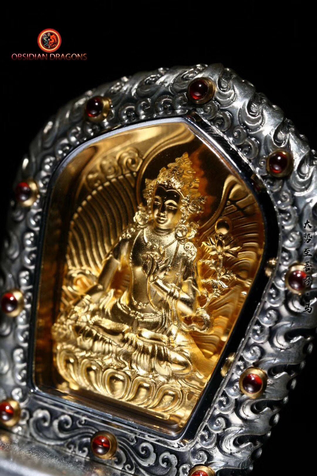 Ghau- Pendentif bouddha- Tara blanche