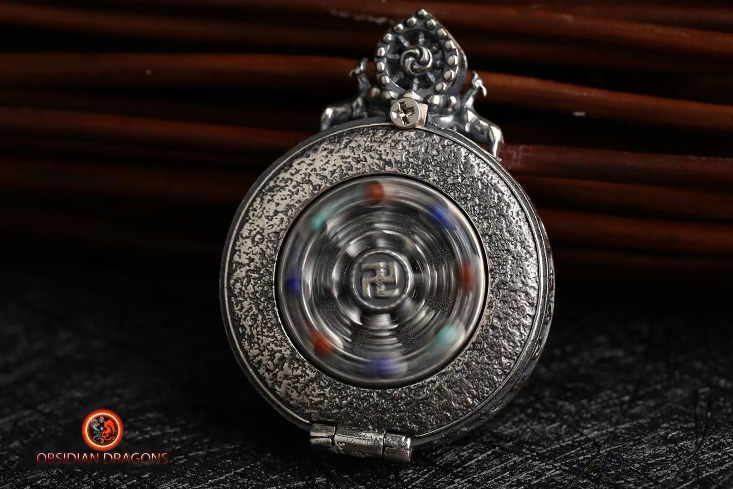 Pendentif Tangka tibétain- Jambhala