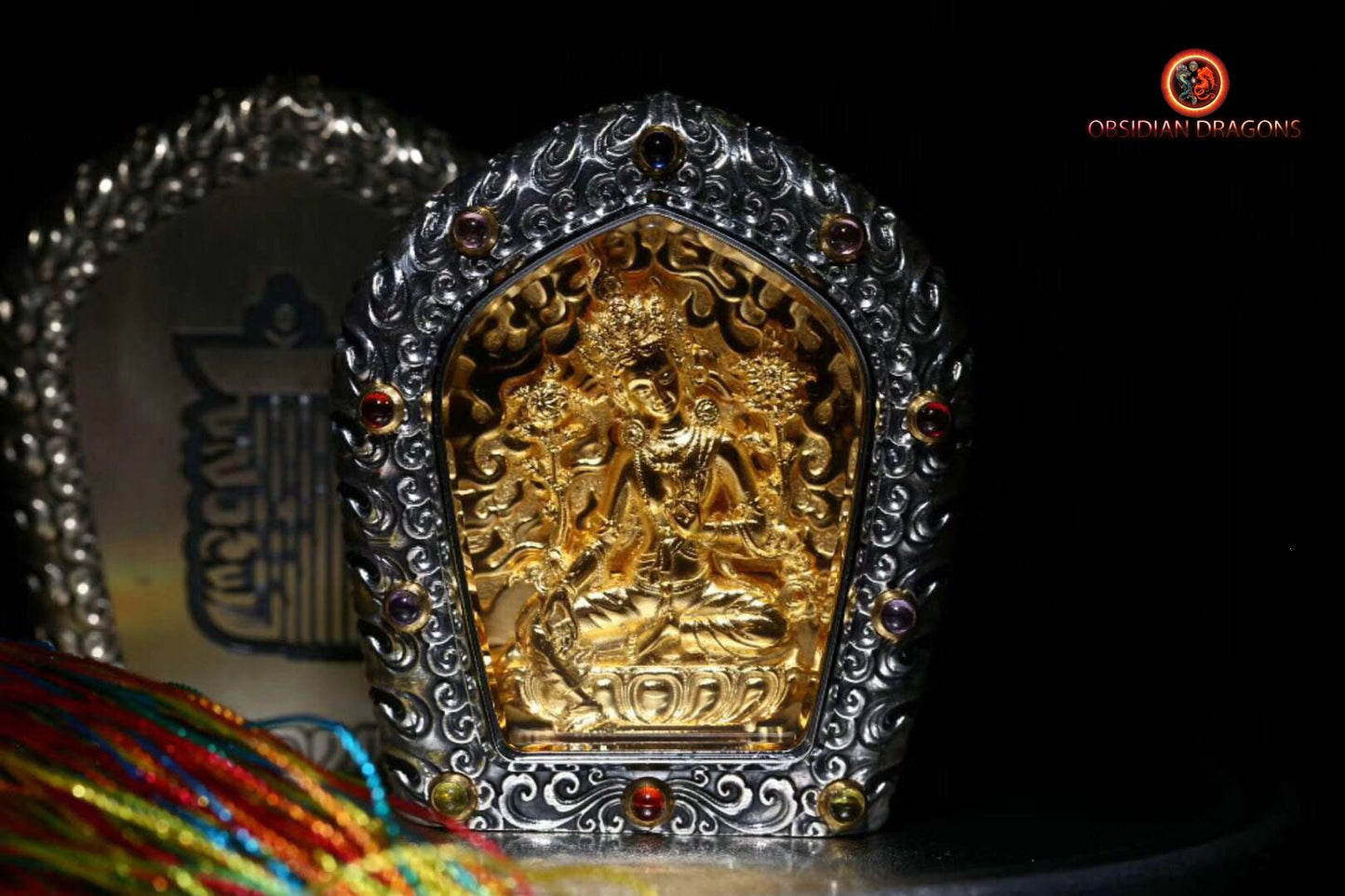 Ghau- Pendentif bouddha- Tara verte