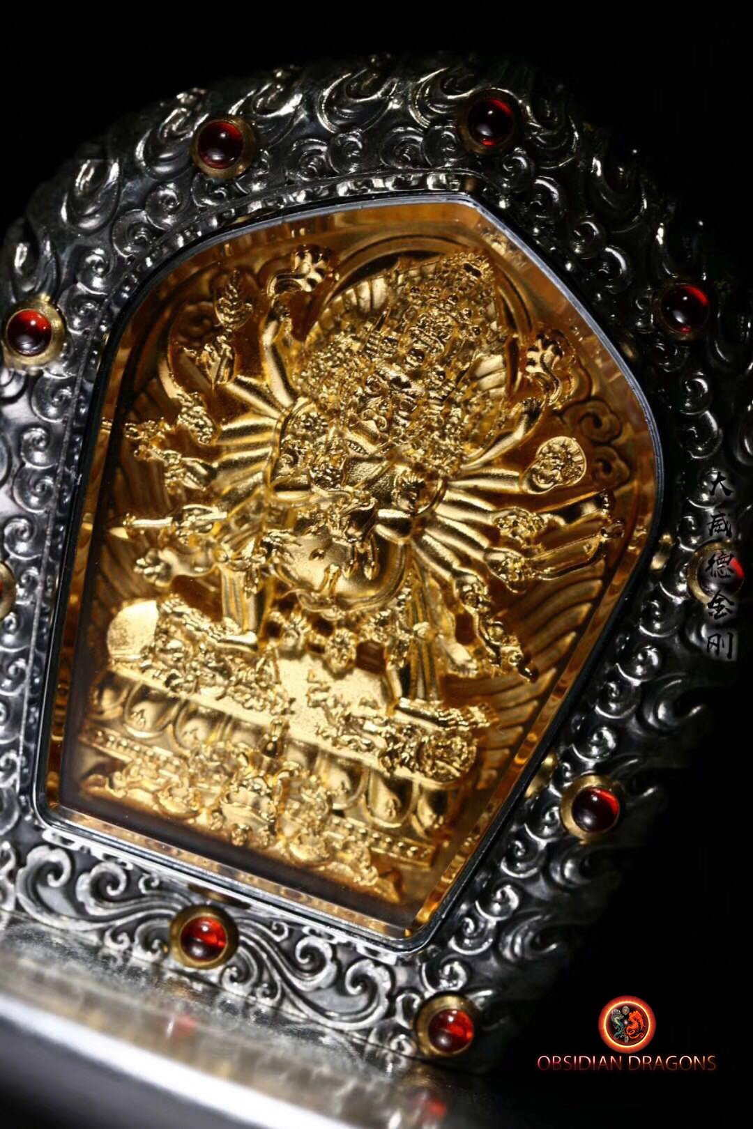 Ghau- Pendentif bouddha- Yamantaka