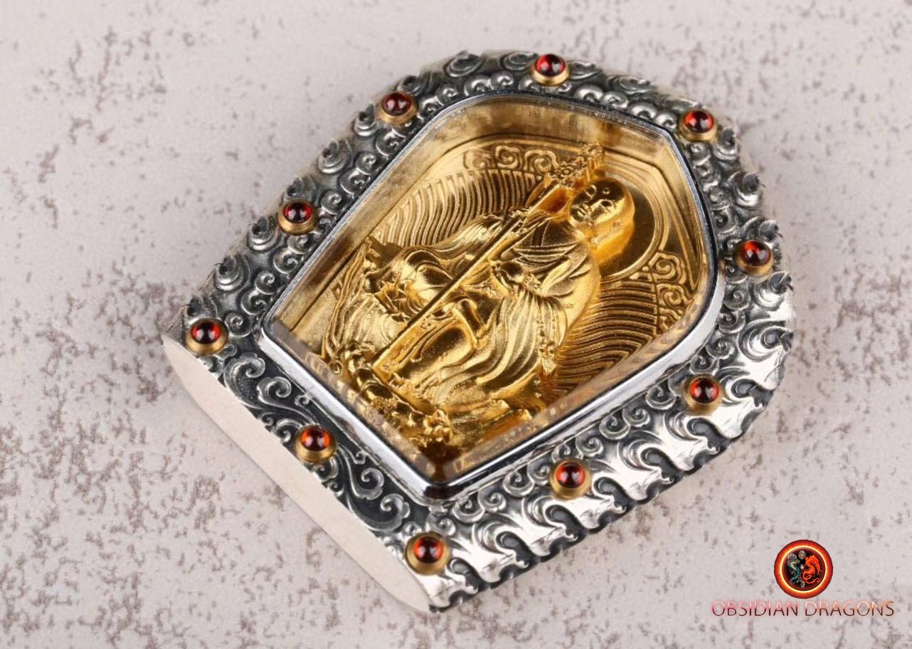 Ghau- Pendentif bouddha- Jizo- Dizang