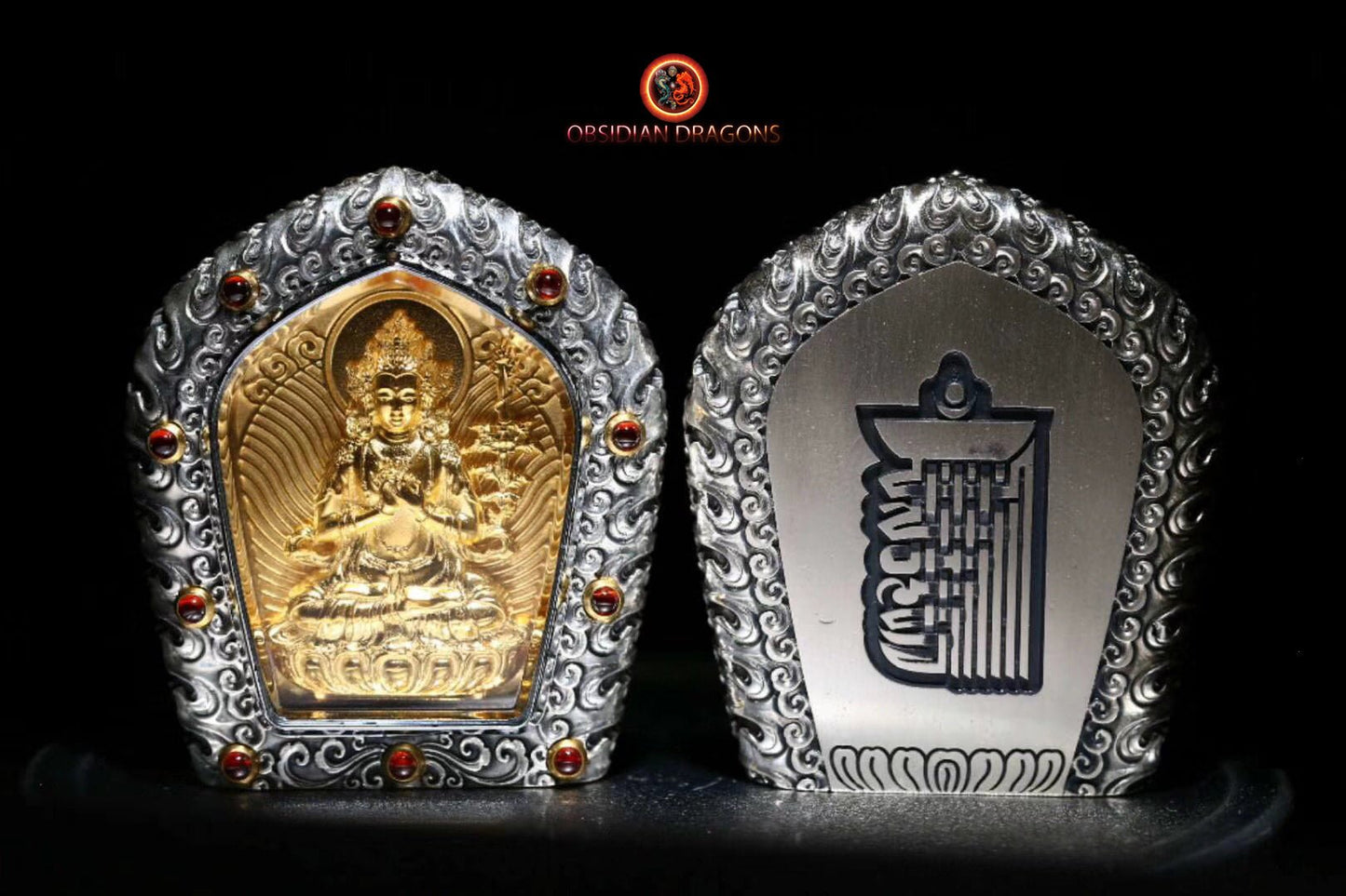 Ghau- Pendentif bouddha- Mahasthamaprapta