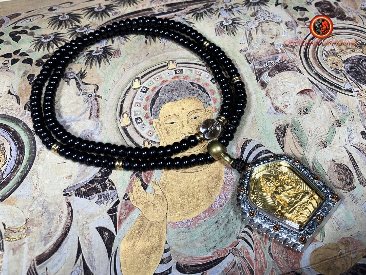 Ghau- Pendentif bouddha- Tara blanche