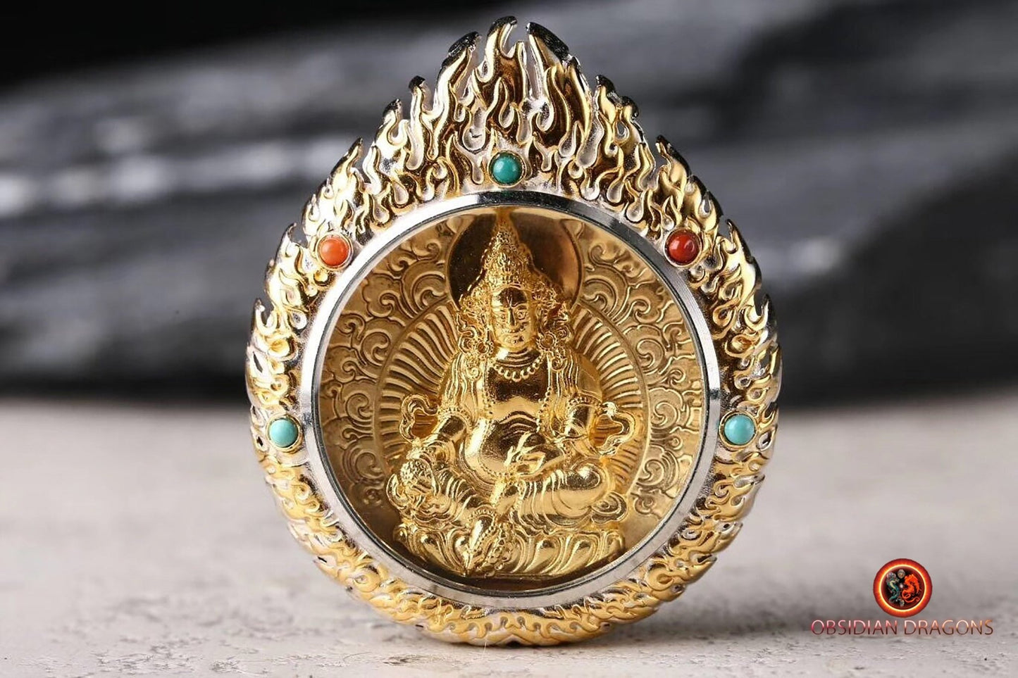 Pendentif ghau- Bouddha- Jambhala