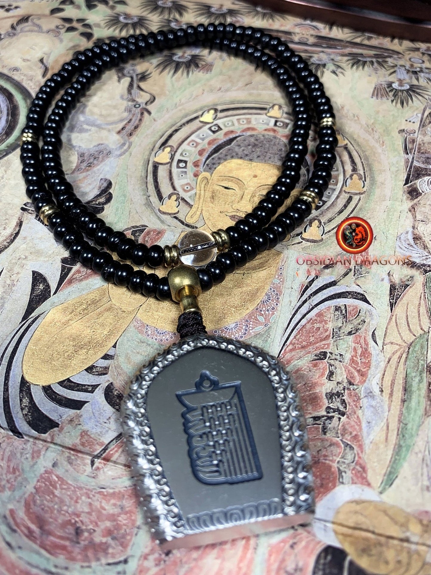 Ghau- Pendentif bouddha- Karma Guru