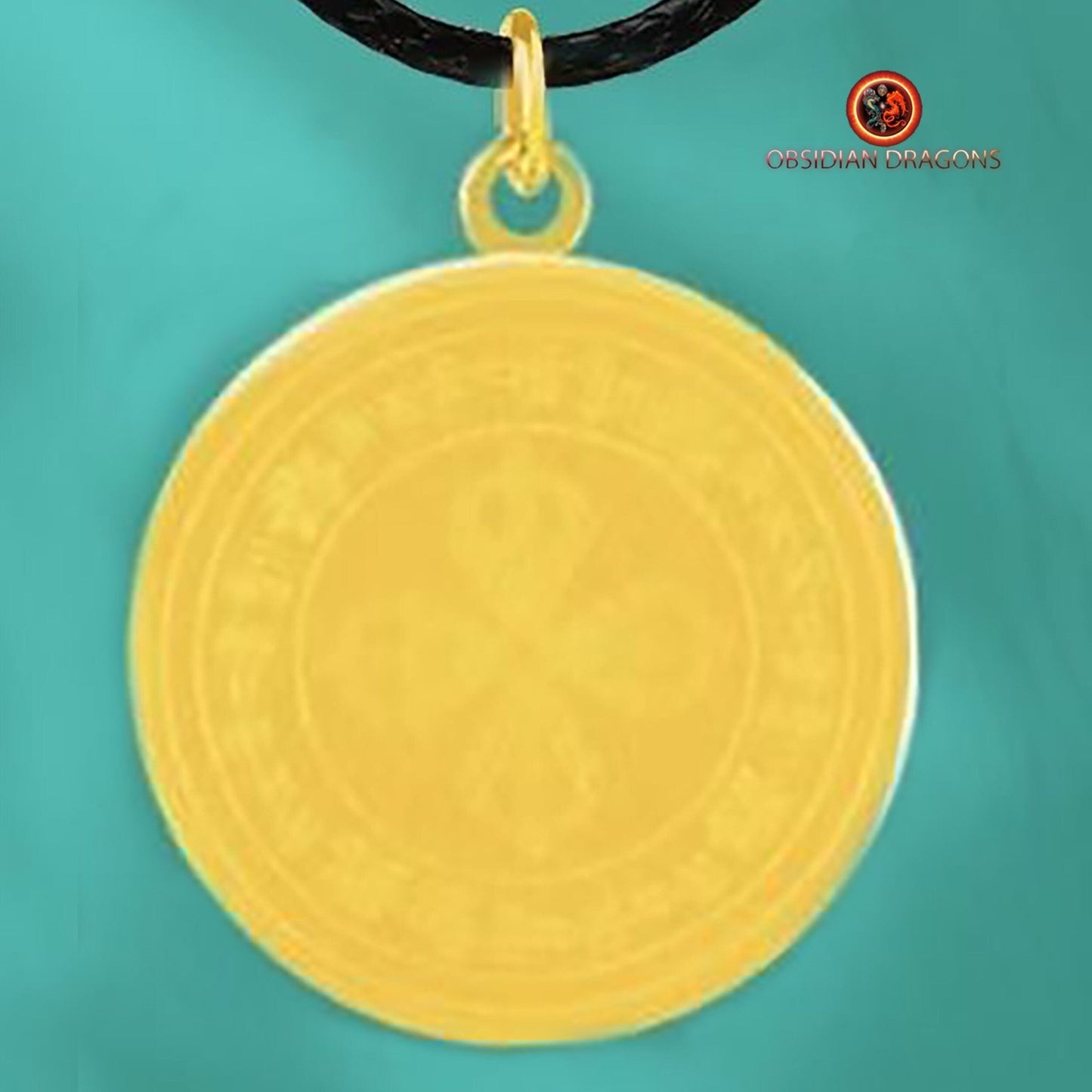 Pendentif Tangka- Tara Verte- Or 18K