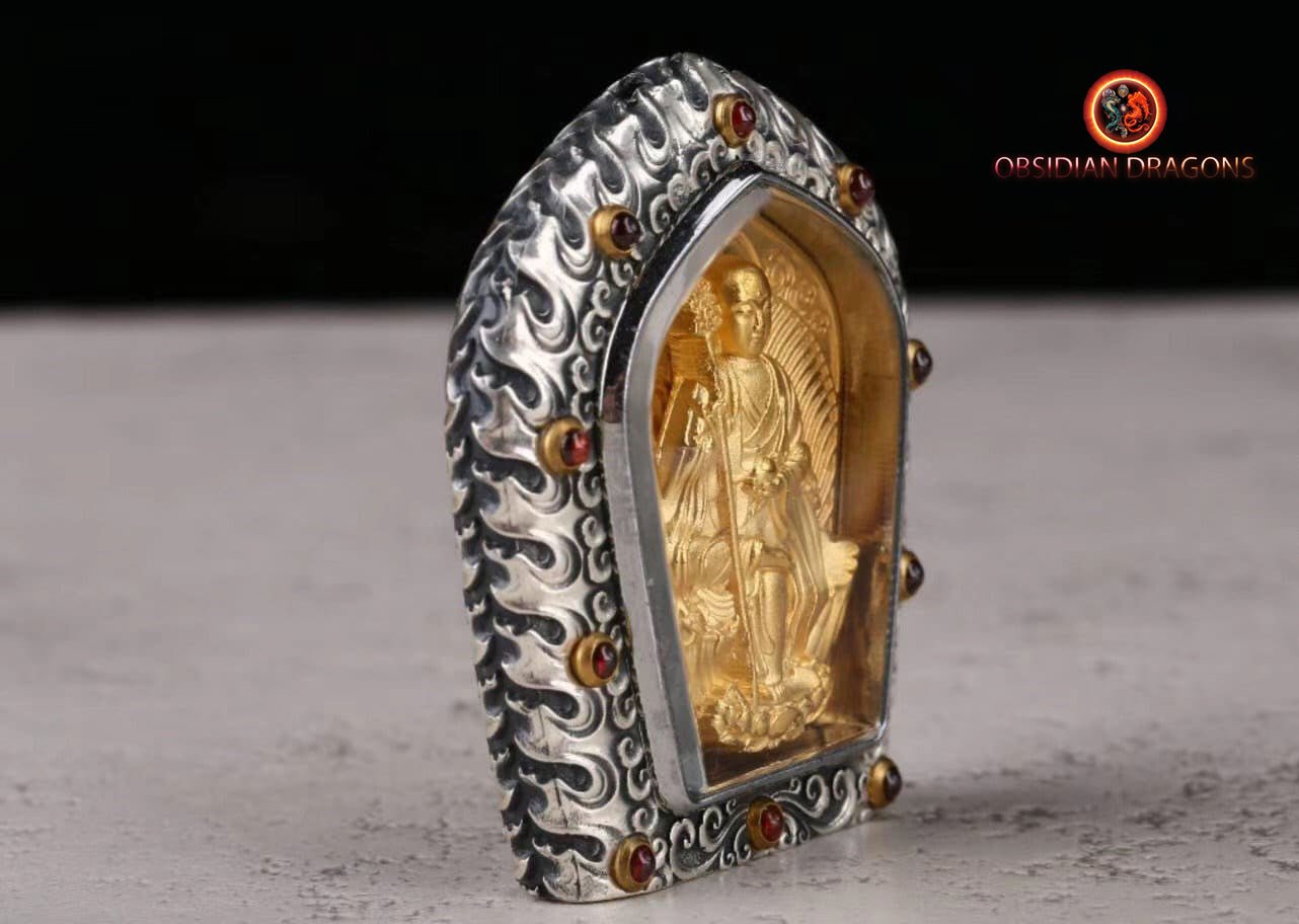 Ghau- Pendentif bouddha- Jizo- Dizang