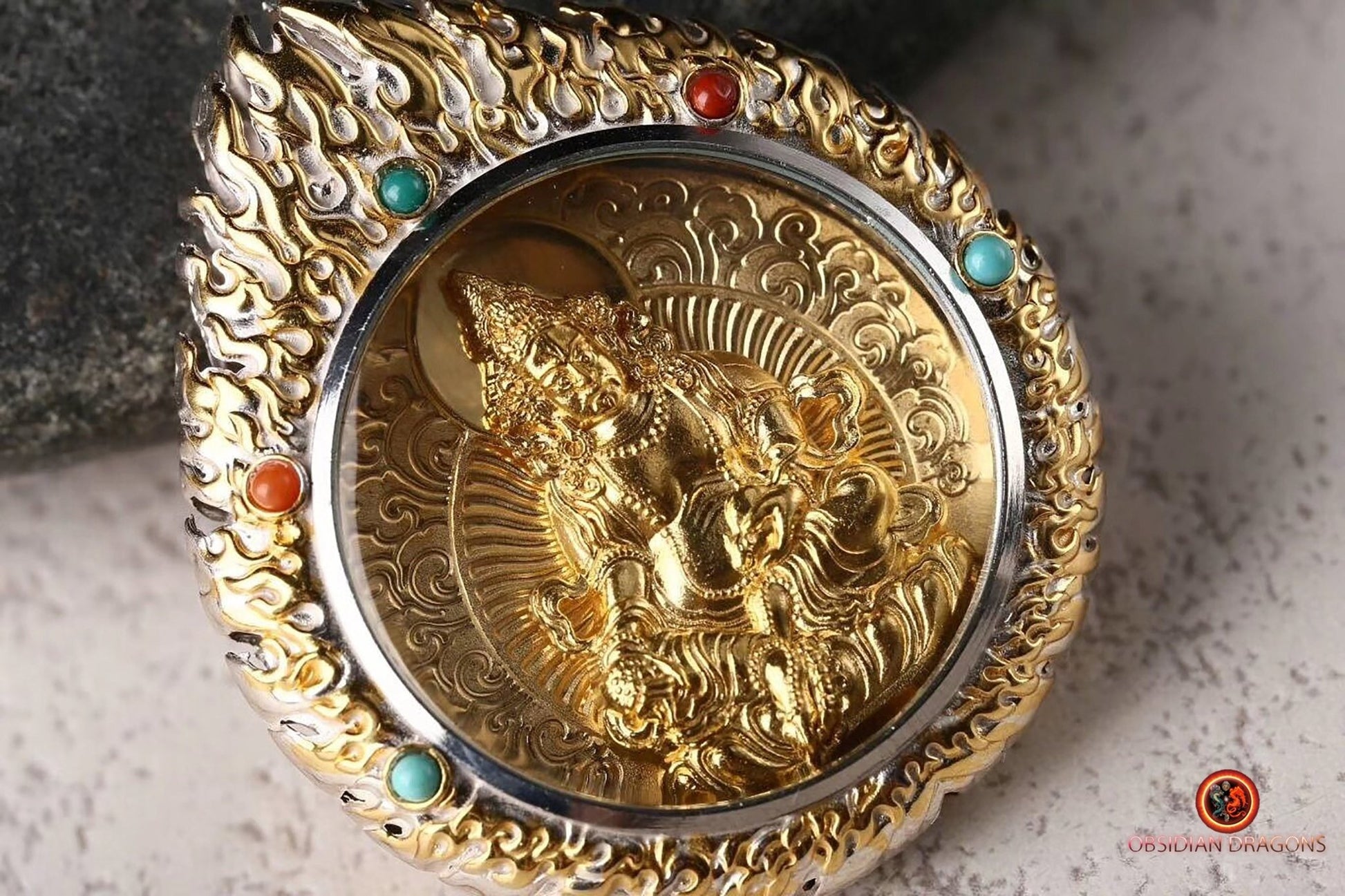 Pendentif ghau- Bouddha- Jambhala