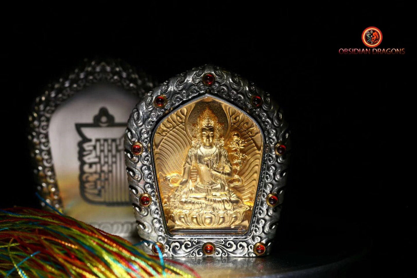 Ghau- Pendentif bouddha- Tara blanche