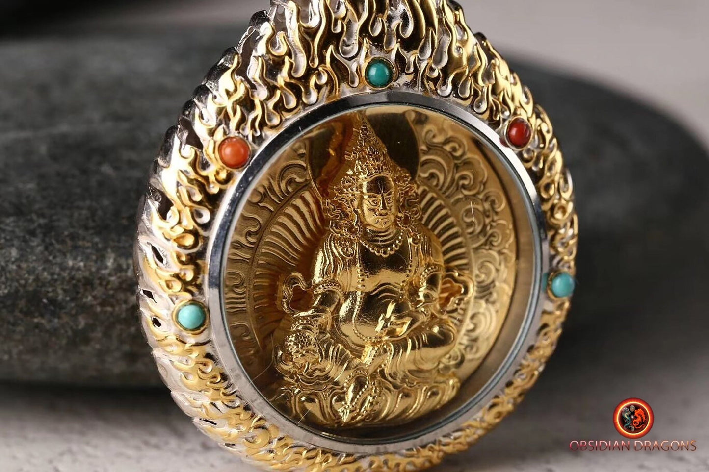 Pendentif ghau- Bouddha- Jambhala