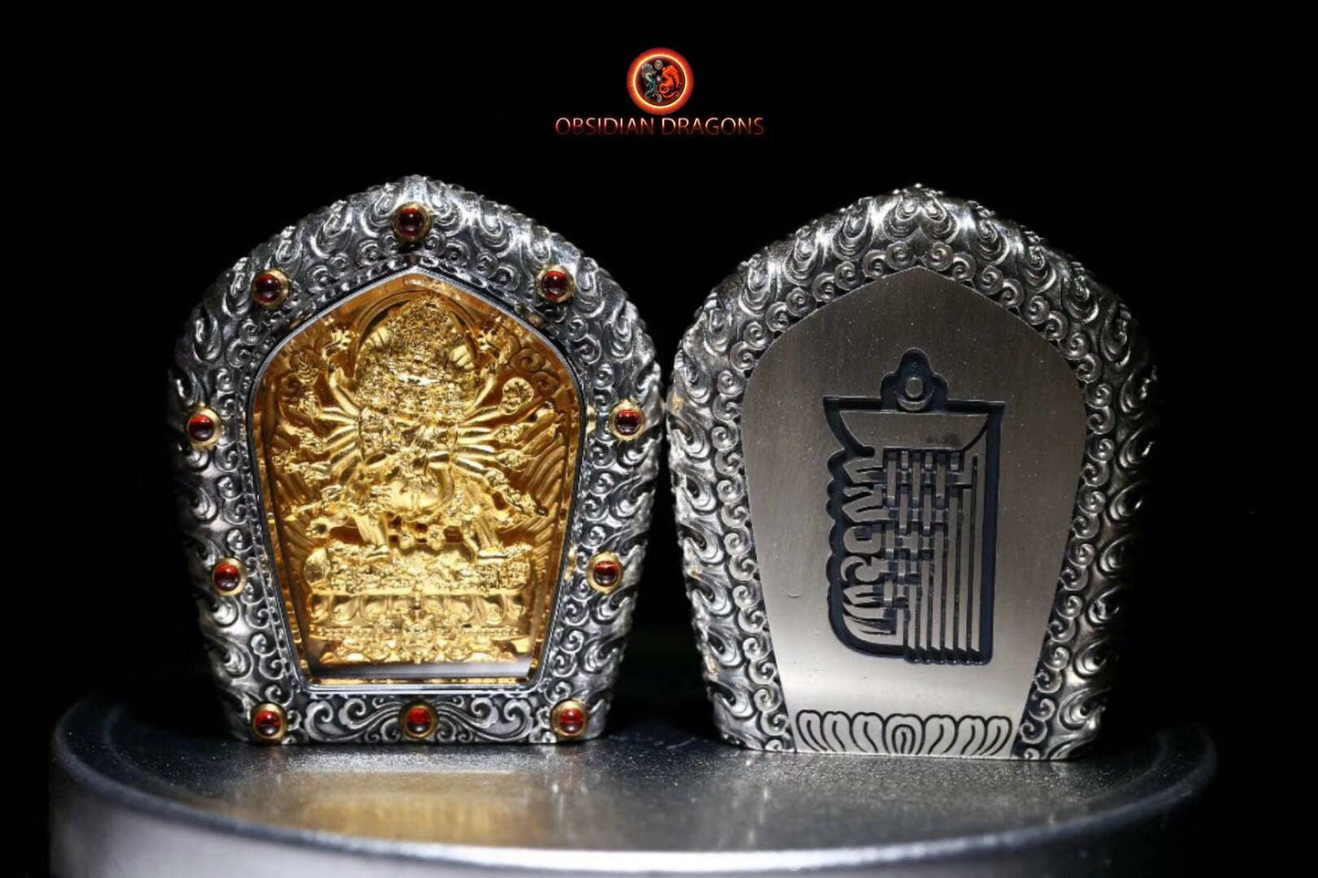 Ghau- Pendentif bouddha- Yamantaka