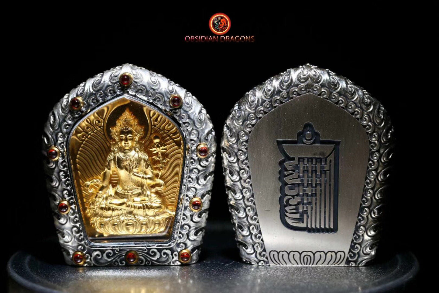 Ghau- Pendentif bouddha- Tara blanche