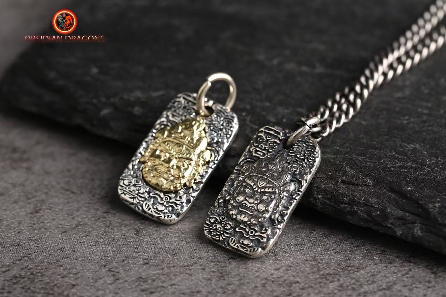 Amulette de protection tibétaine- Jambhala
