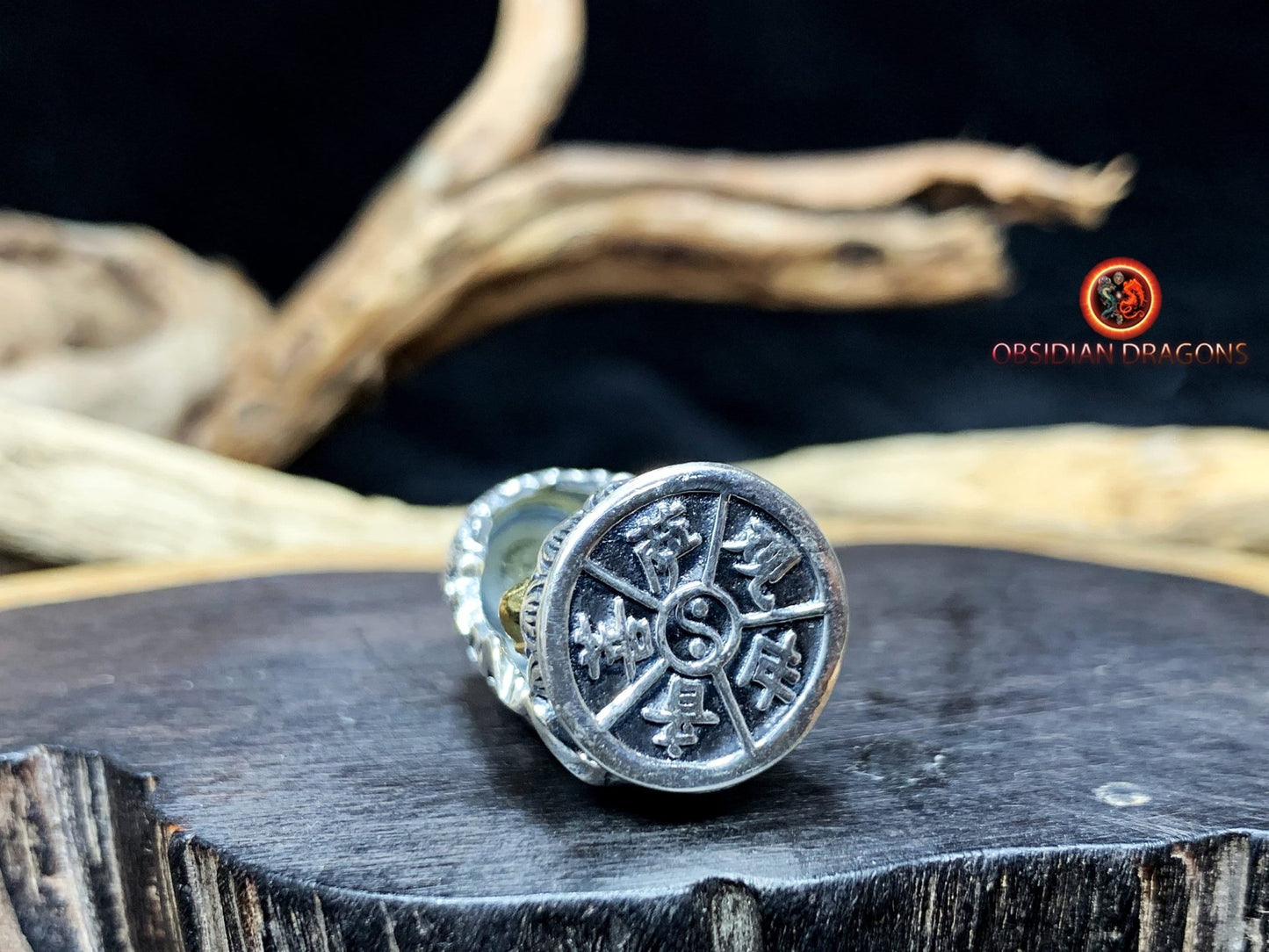 Pendentif bouddha- Compassion de Guan Yin | obsidian dragons