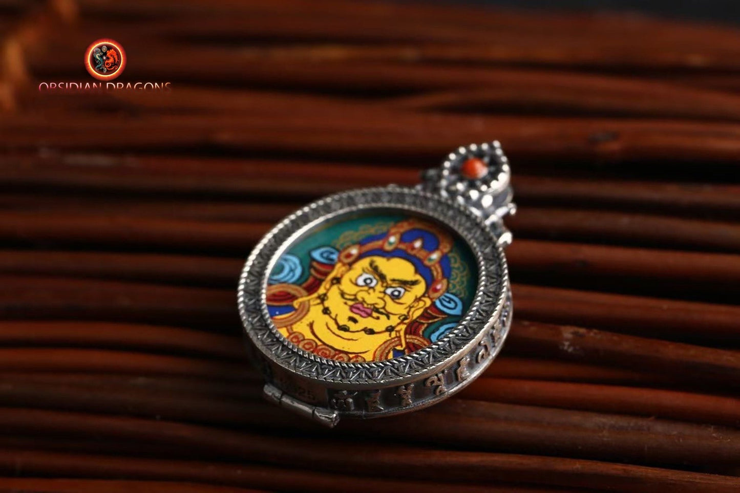 Pendentif Tangka tibétain- Jambhala