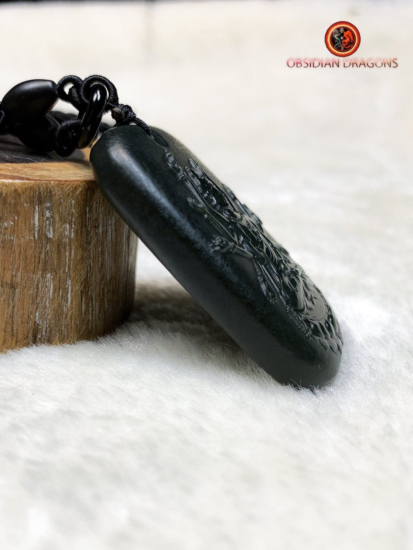 Pendentif bouddha en jade - Chenrezi