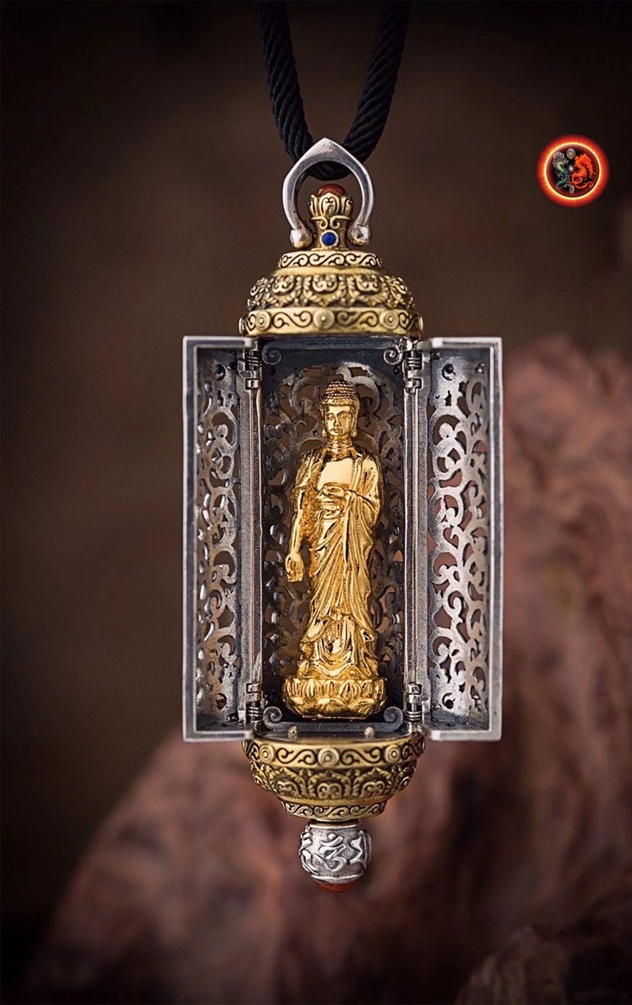 Pendentif bouddha- Ghau- Amitabha- Amitofo