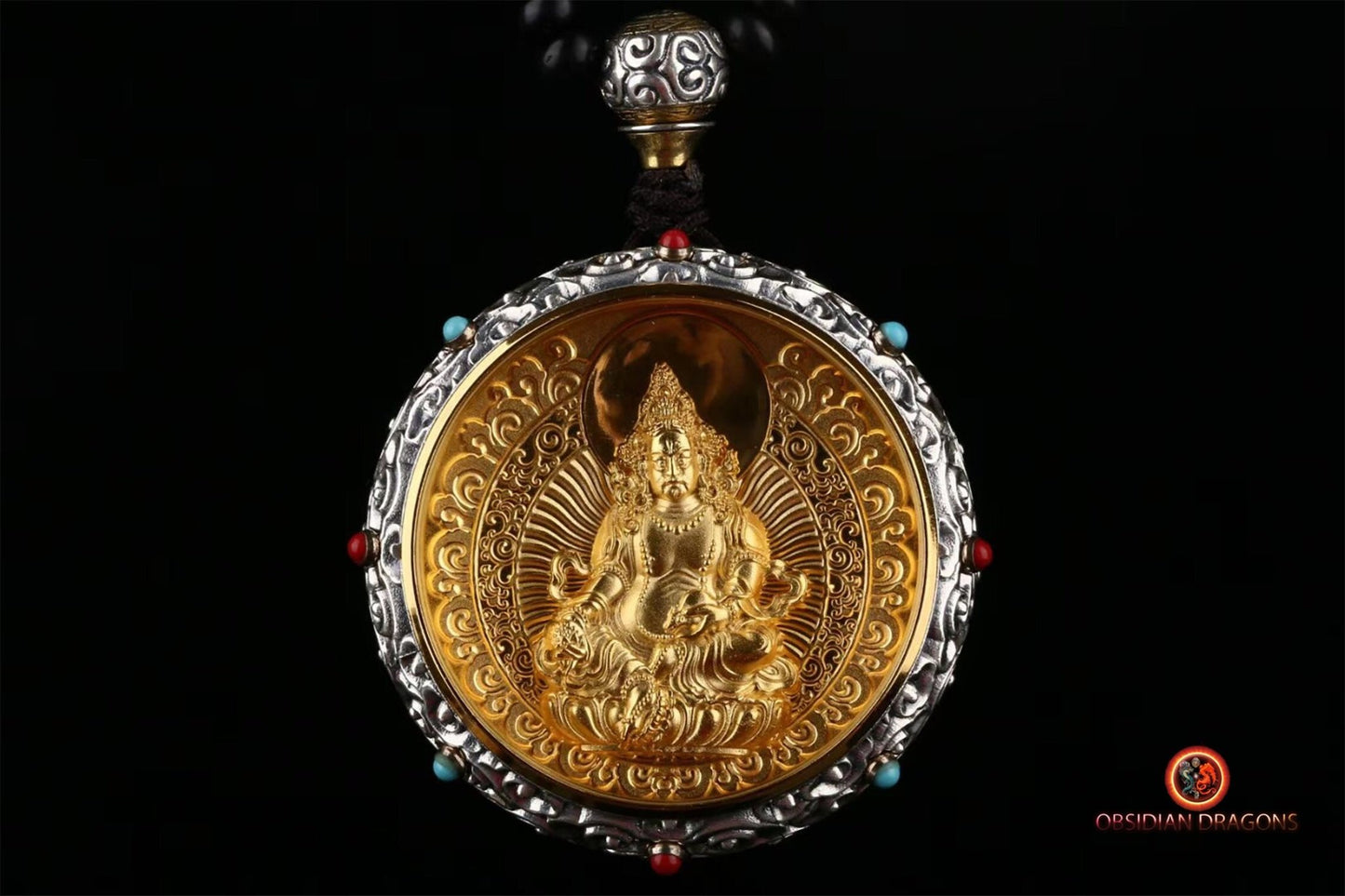 Ghau- Pendentif bouddha- Jambhala