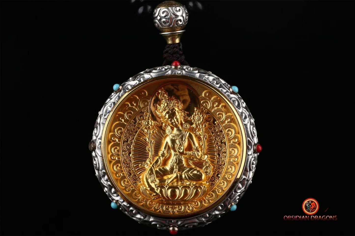 Ghau- Pendentif Tara blanche