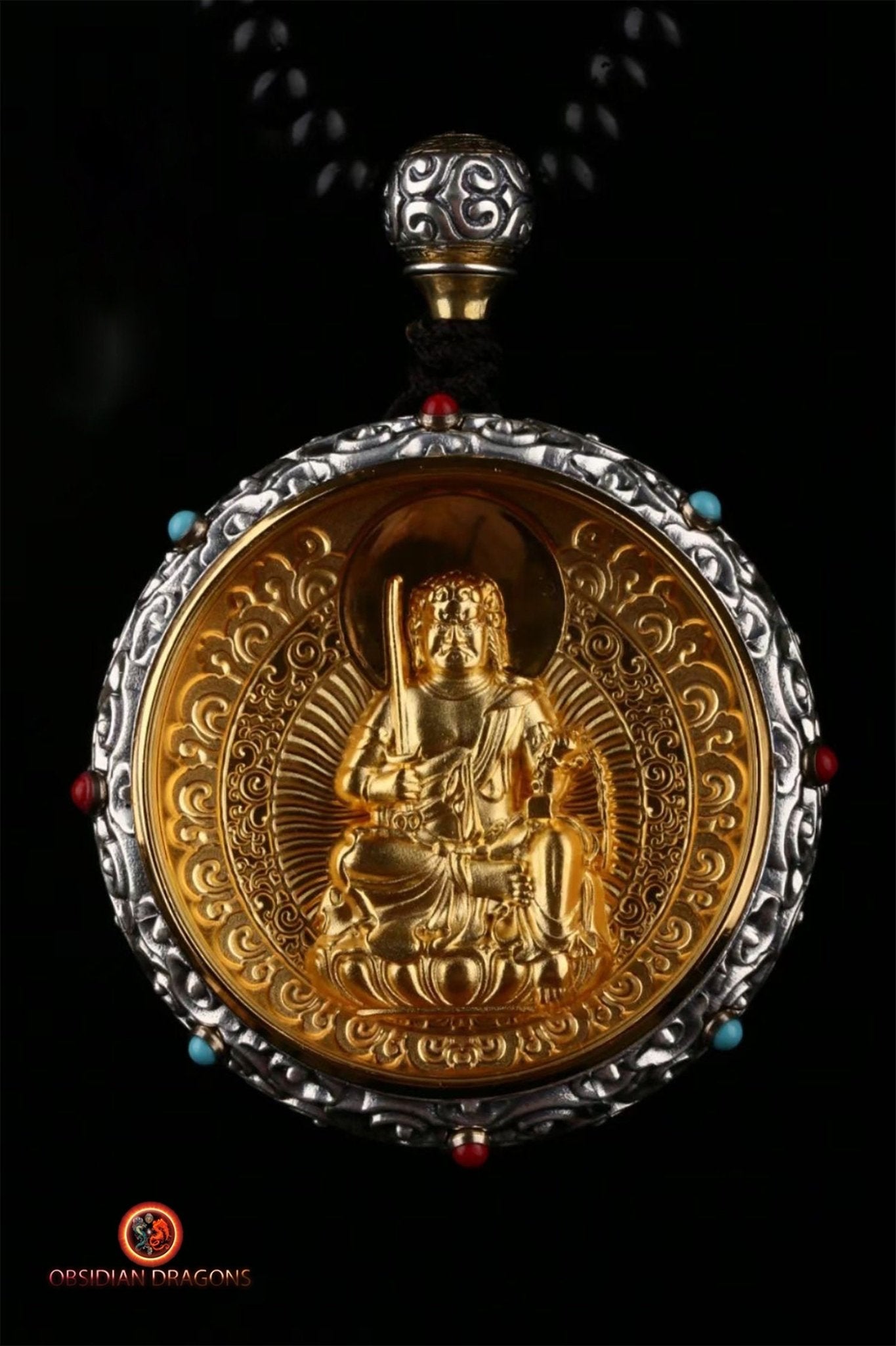Ghau- Pendentif bouddha- Acala