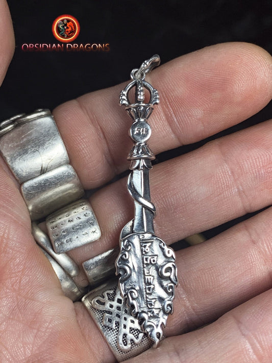 Pendentif épée de manjushri- protection bouddhiste