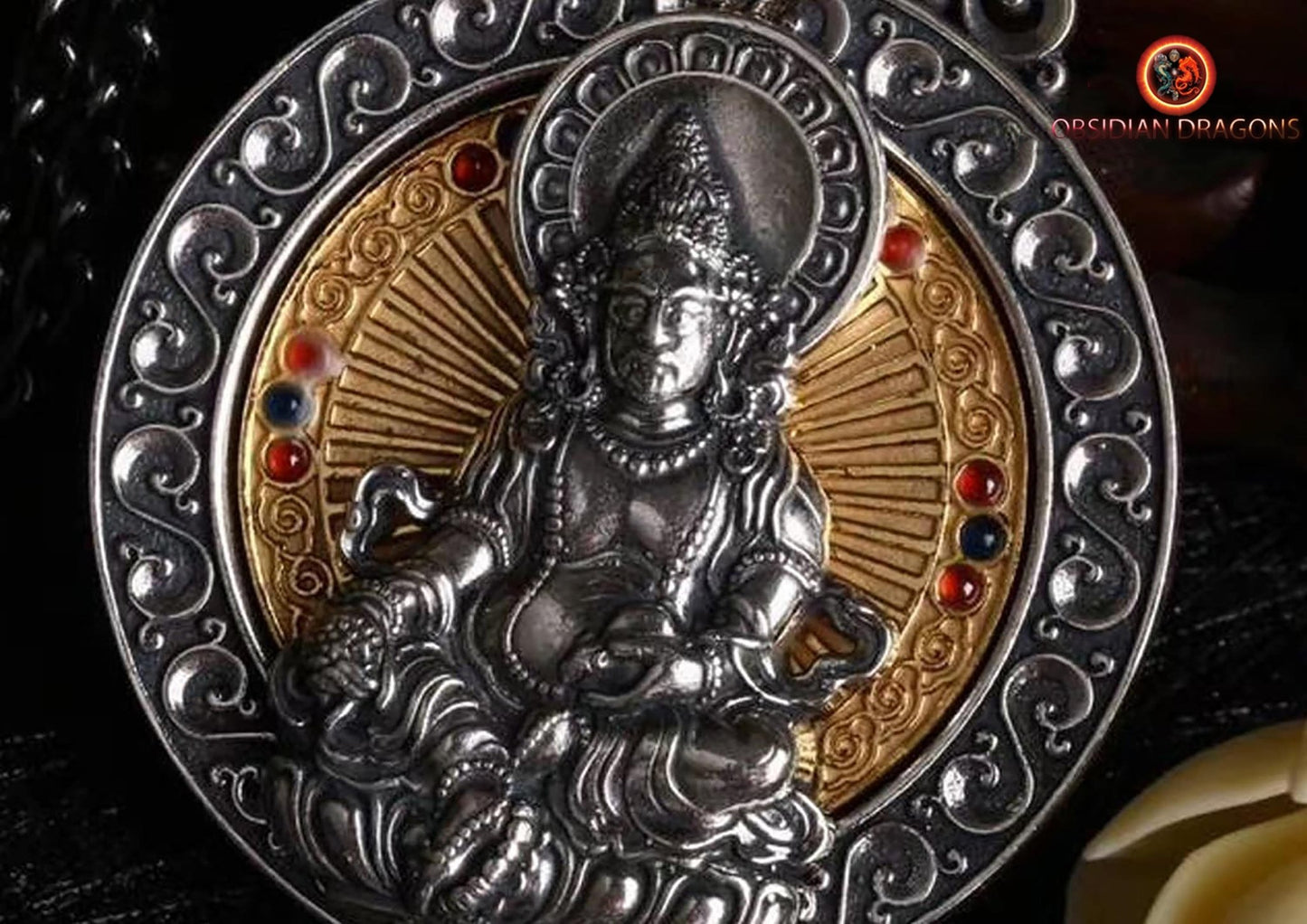 Pendentif bouddha- Jambhala- Richesse et fortune