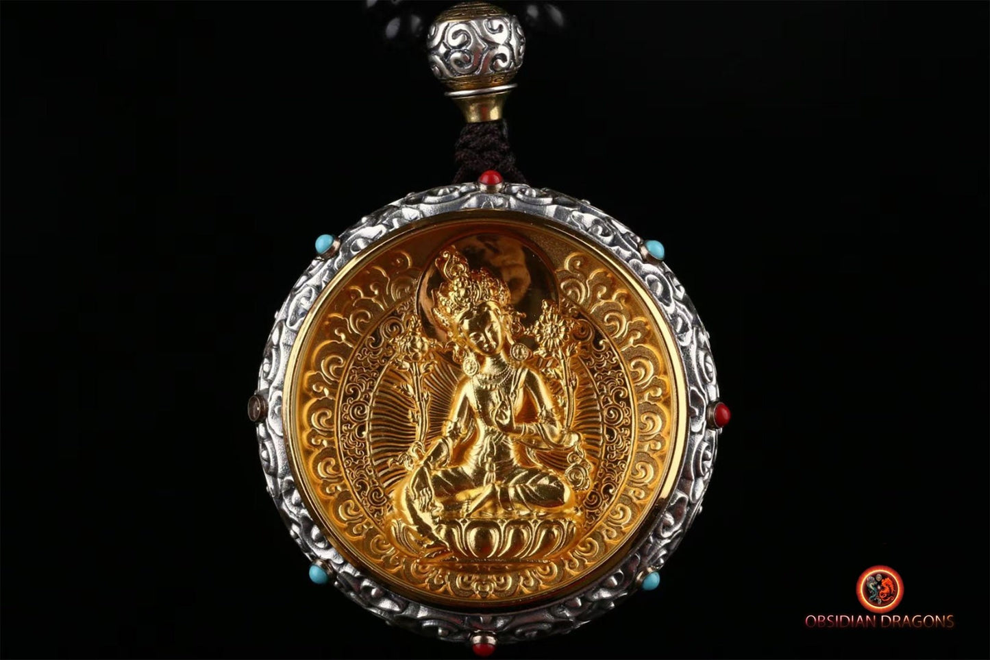 Ghau- Pendentif Tara blanche