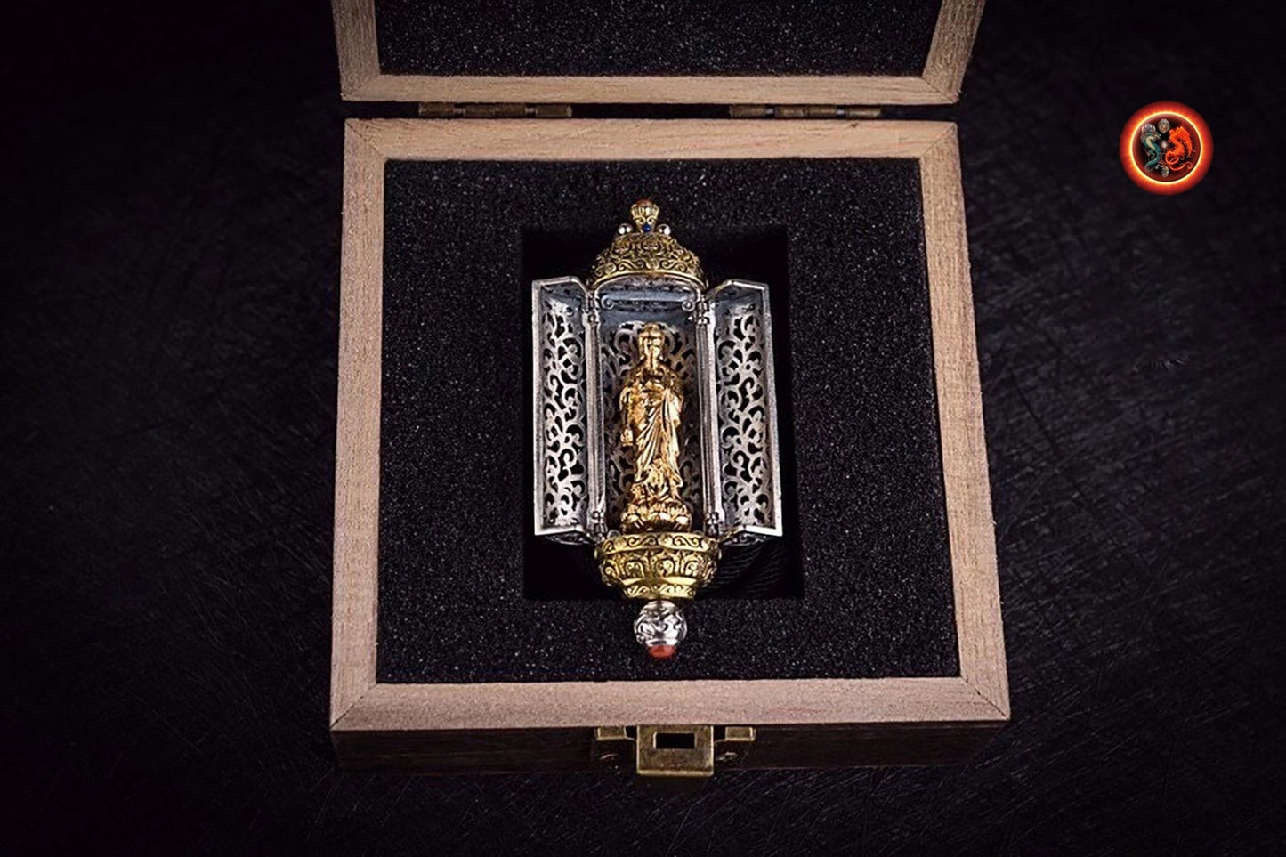 Pendentif bouddha- Ghau- Amitabha- Amitofo