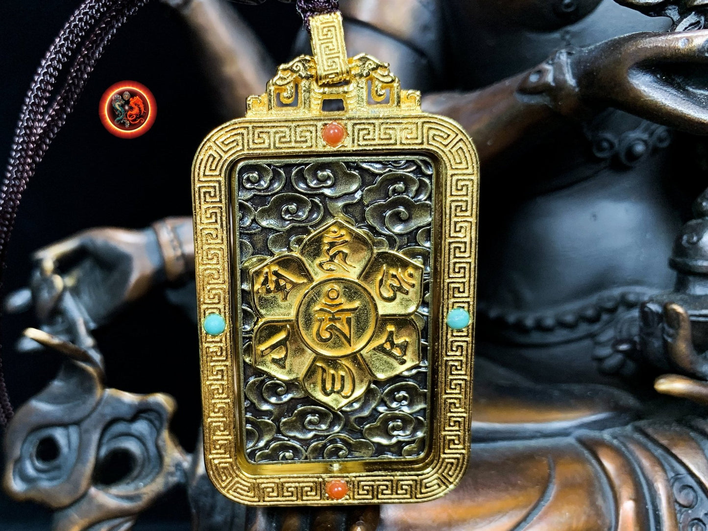 Pendentif bouddha- Bodhisattva Samantabhadra