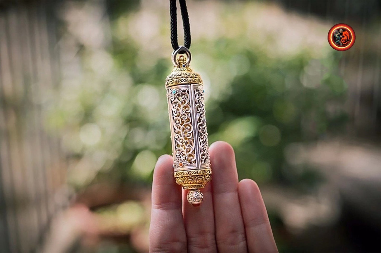 Pendentif bouddha- Ghau- Amitabha- Amitofo